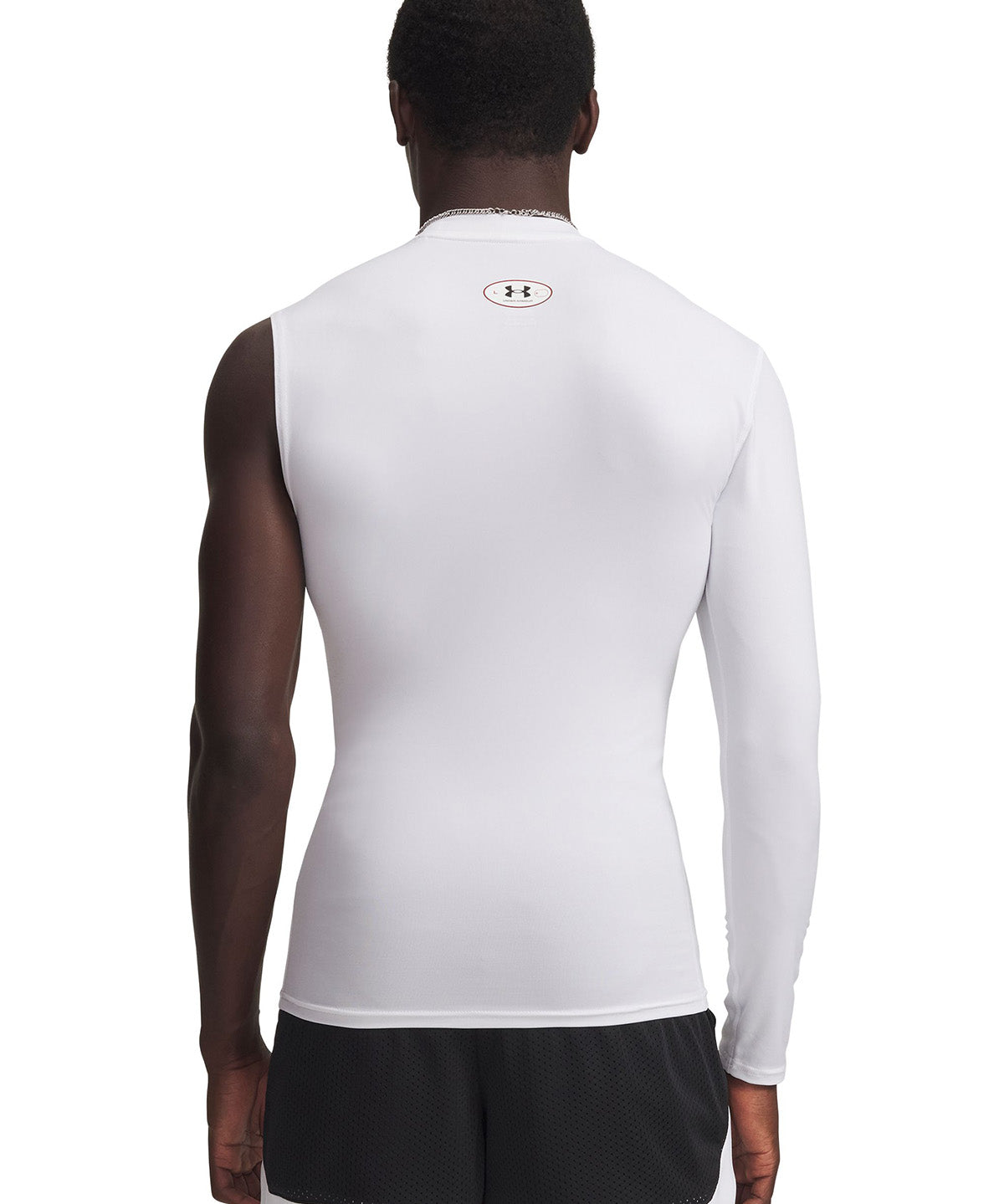 UA HeatGear Asymmetrical Left Top Primera Capa Superior blanco para hombre