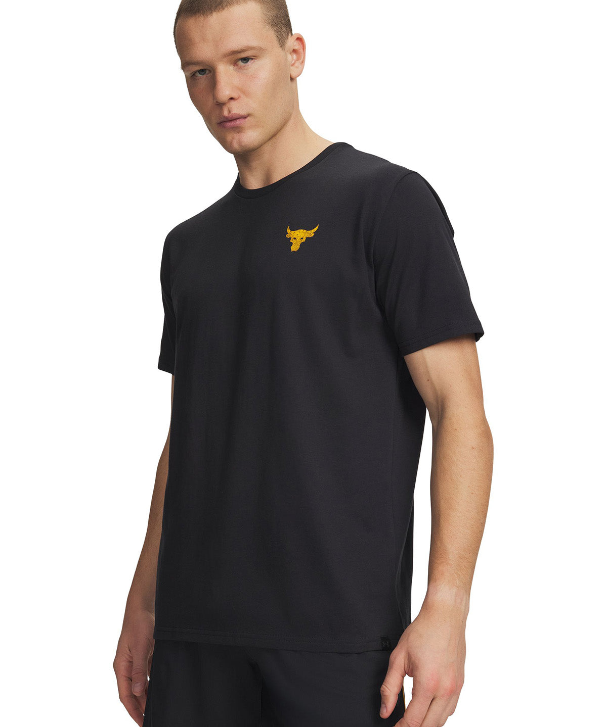 UA Project Rock Rents Due Polera manga corta negro para hombre