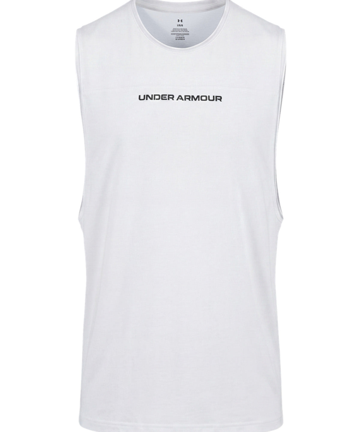 UA Hoops Training Tank Polera Sin Mangas gris para hombre