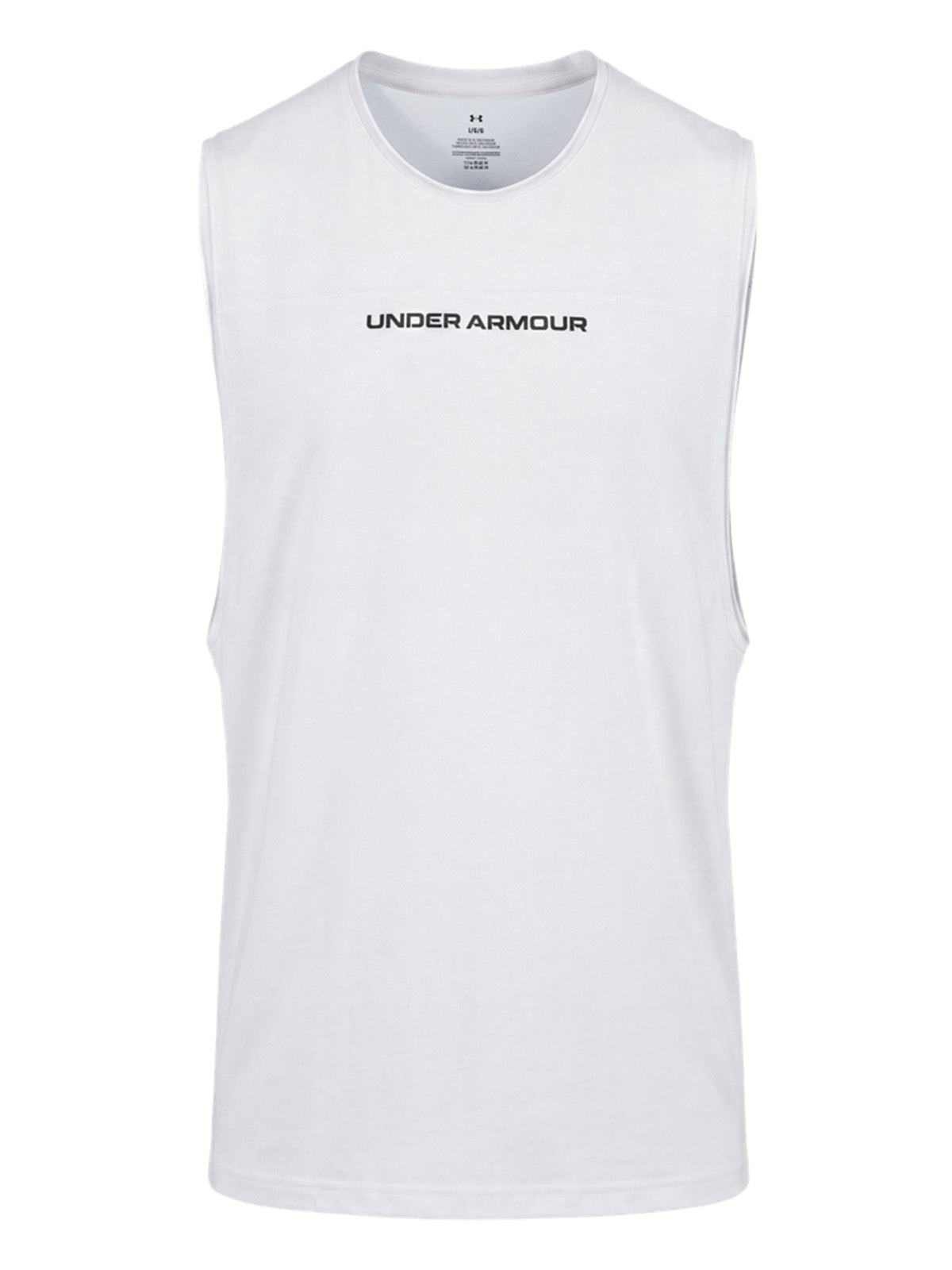 UA Hoops Training Tank Polera Sin Mangas gris para hombre