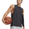 UA Hoops Training Tank Polera Sin Mangas gris para hombre