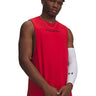 UA Hoops Training Tank Polera Sin Mangas rojo para hombre