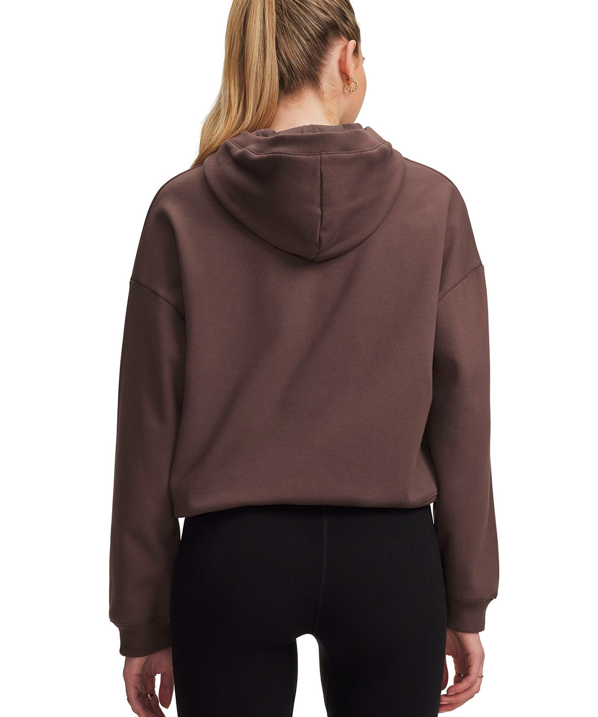 Poleron UA Icon Fleece  café para mujer