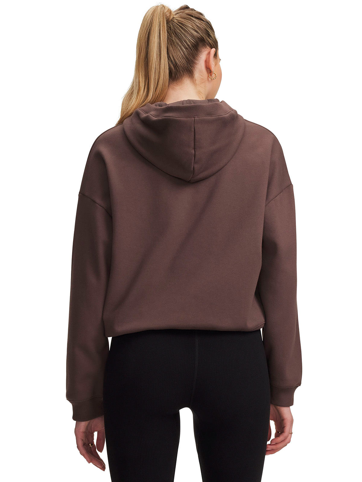 Poleron UA Icon Fleece  café para mujer