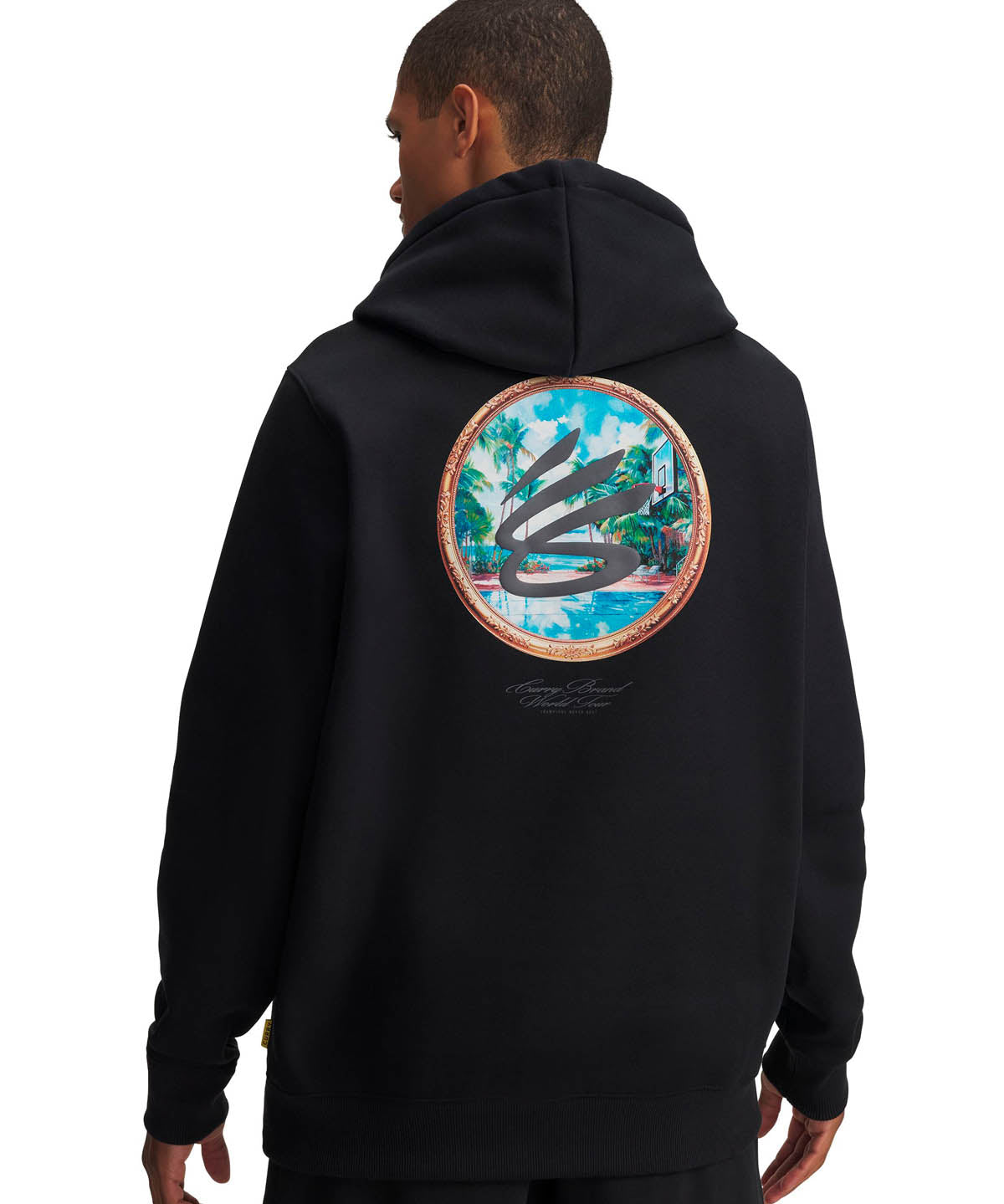 Polerón Basketball para Hombre Curry Splash tour Negro Under Armour