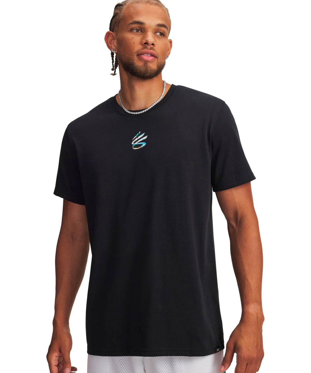 Polera manga corta Basketball para Hombre Curry Tour Negro Under Armour