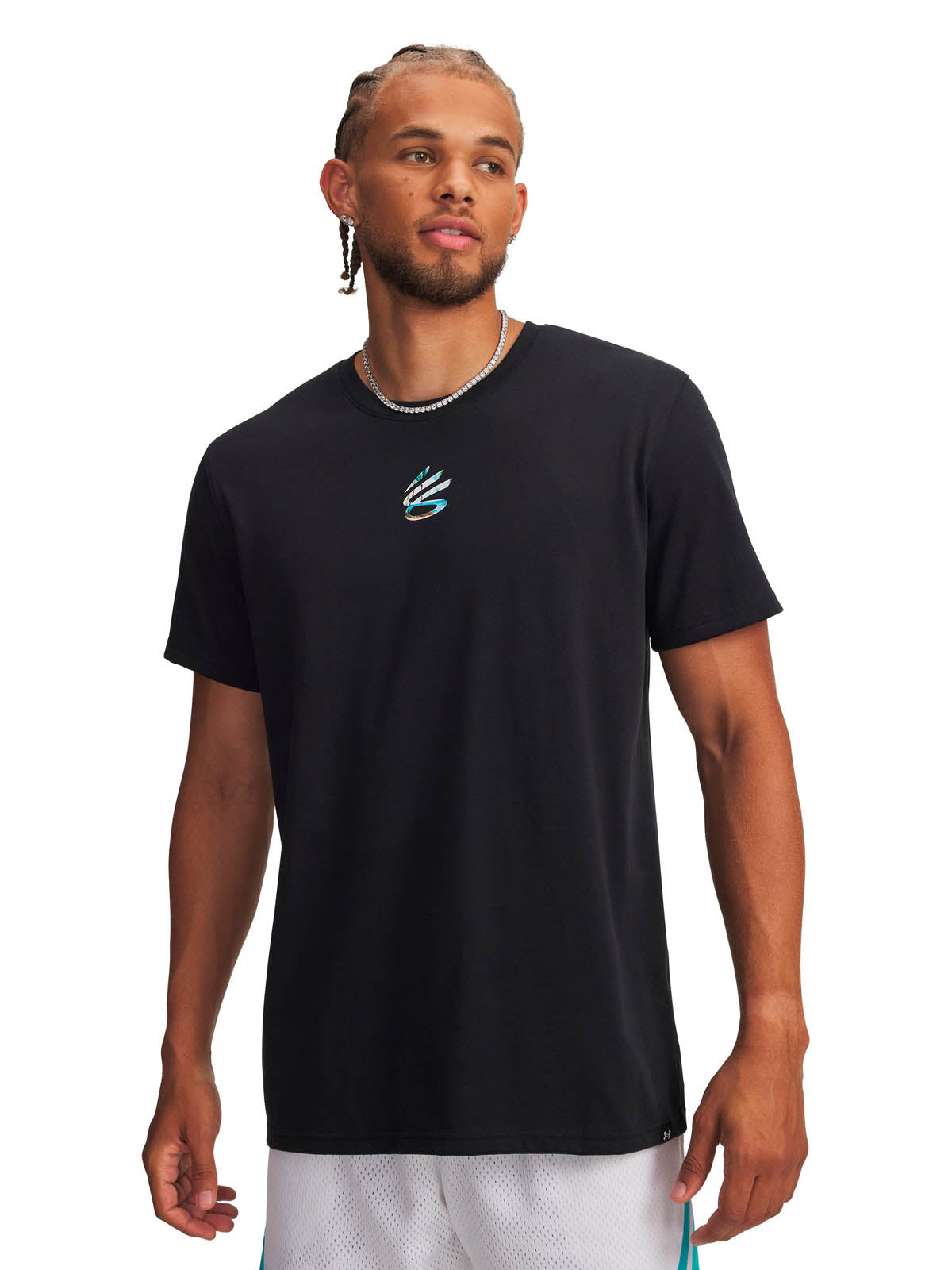 Polera manga corta Basketball para Hombre Curry Tour Negro Under Armour