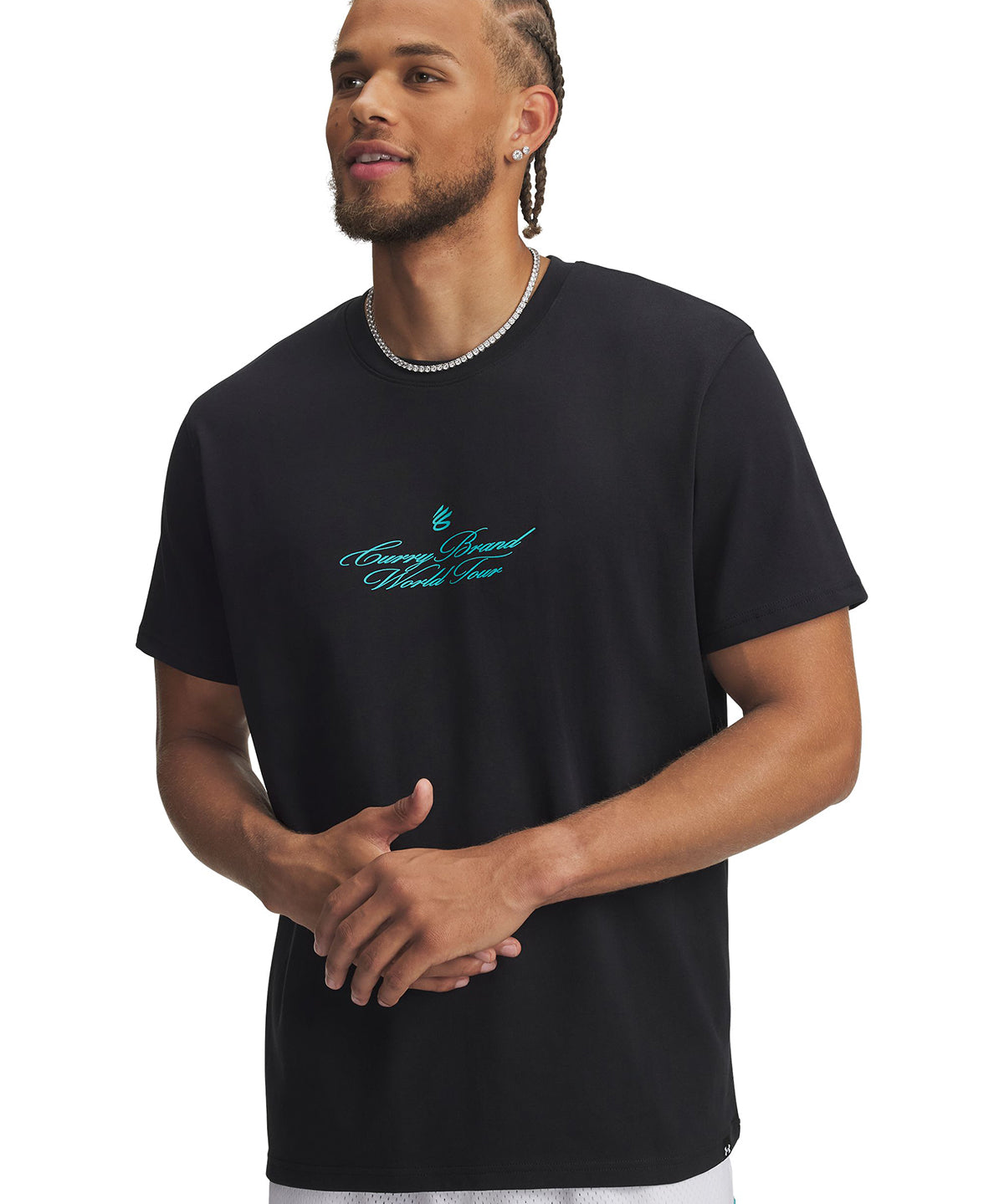 Polera manga corta Basketball para Hombre Curry Tour Negro Under Armour