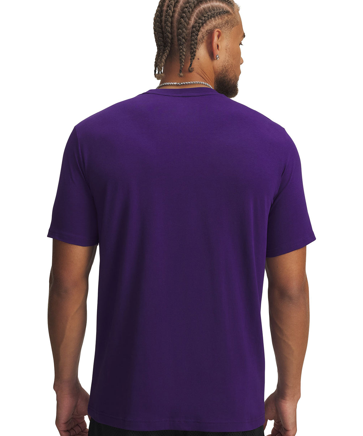 Polera manga corta Basketball para Hombre Curry Tour Morada Under Armour