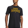 UA Project Rock Greatness Polera manga corta negro para hombre