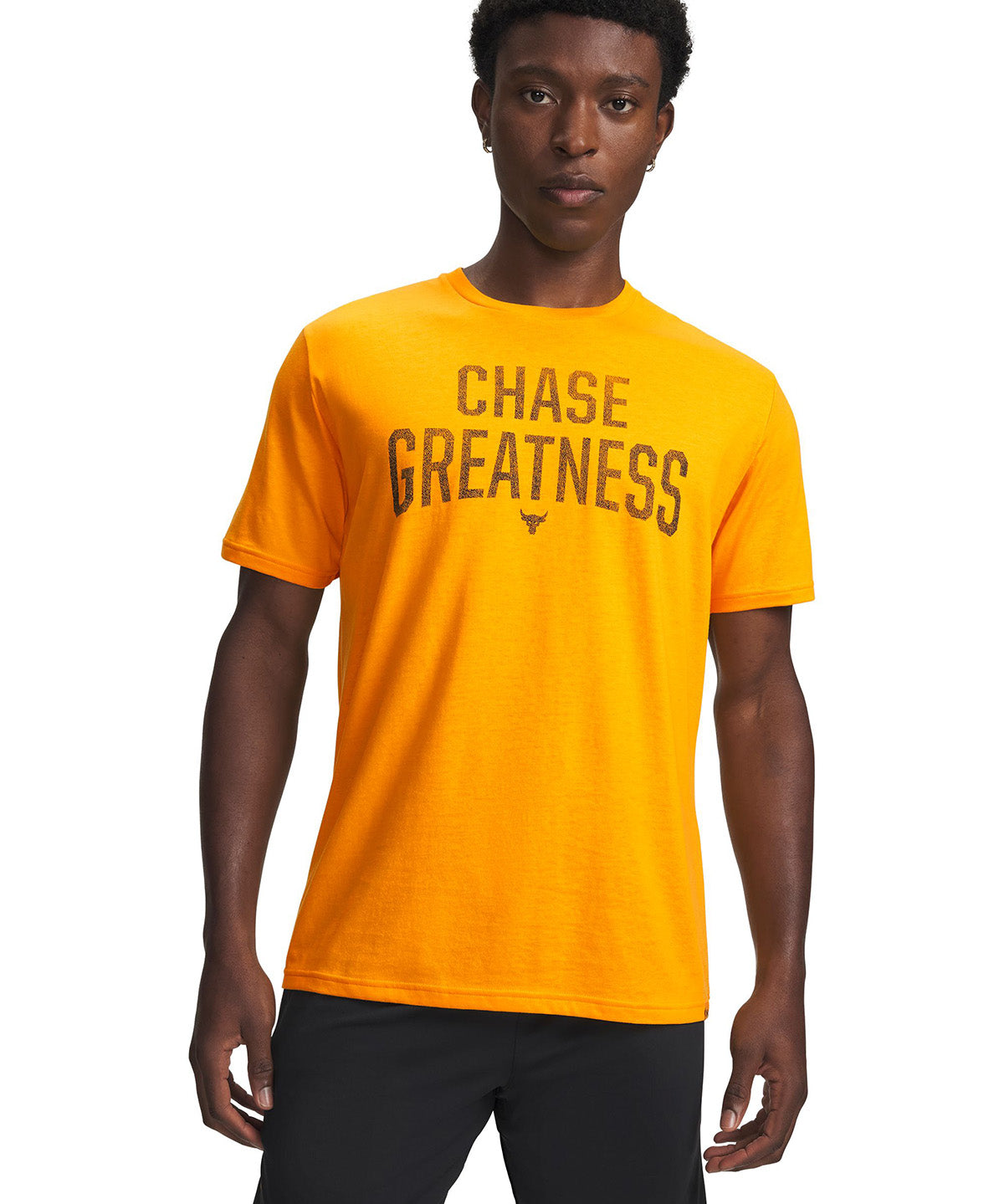 UA Project Rock Greatness Polera manga corta amarillo para hombre