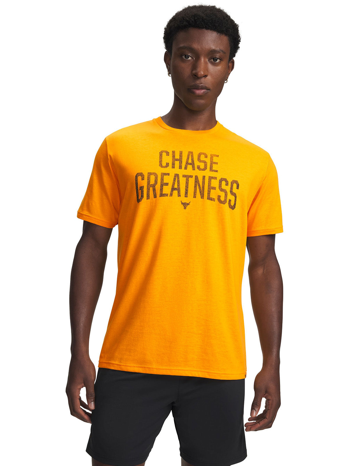 UA Project Rock Greatness Polera manga corta amarillo para hombre