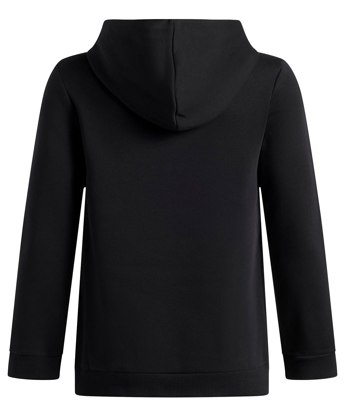 Poleron UA Rival Fleece negro para niño