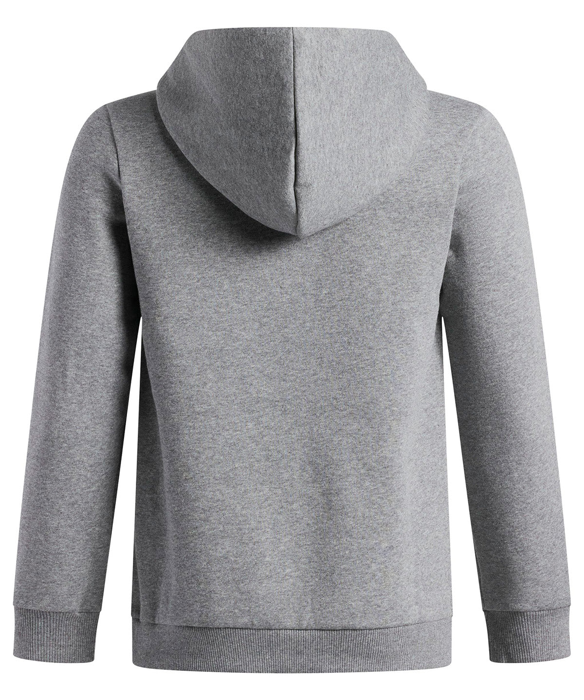 Poleron UA Rival Fleece gris para niño