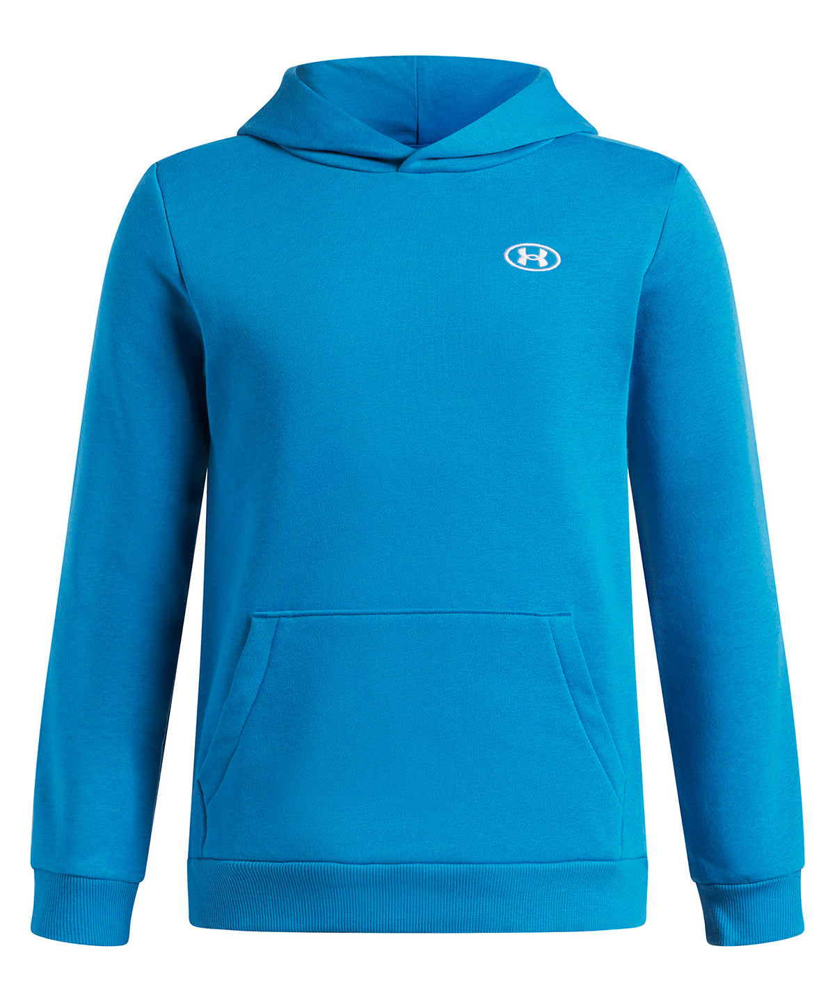 Poleron UA Rival Fleece azul para niño