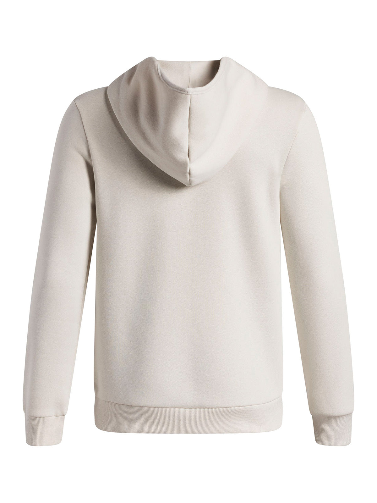 Poleron UA Rival Fleece blanco para niño