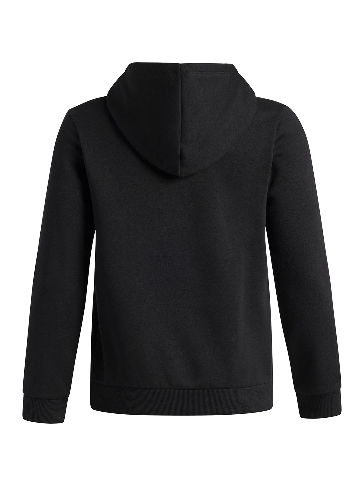 Poleron UA Rival Fleece negro para niño