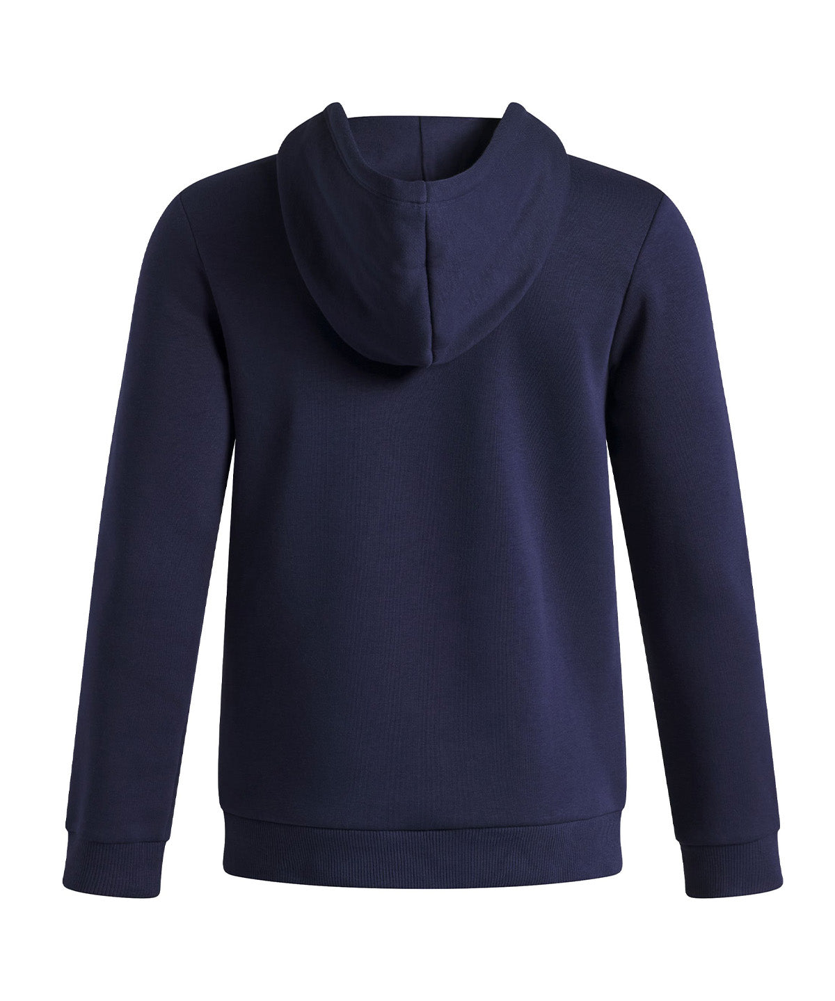 Poleron UA Rival Fleece azul marino para niño