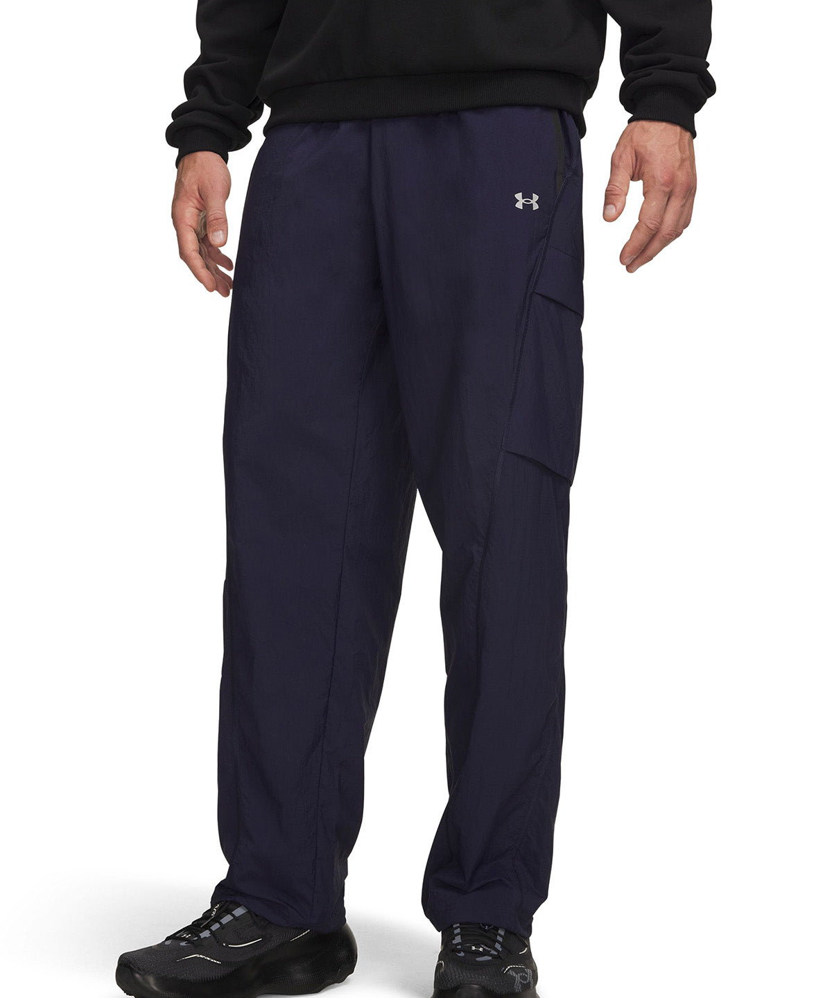 Pantalon UA Unstoppable Woven azul marino para hombre