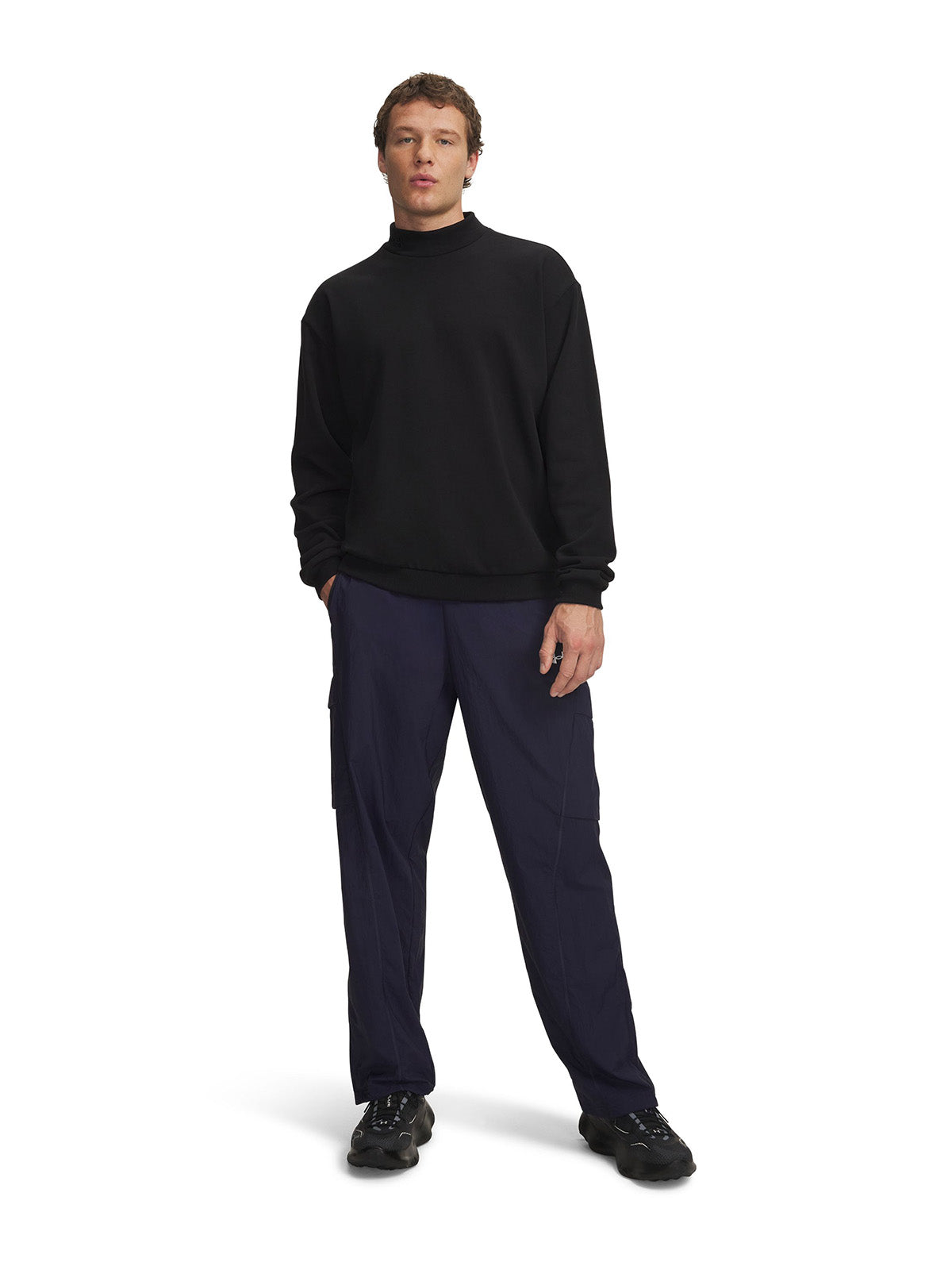 Pantalon UA Unstoppable Woven azul marino para hombre