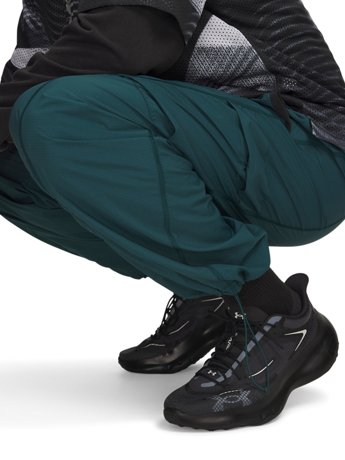 Pantalon UA Unstoppable Woven verde para hombre