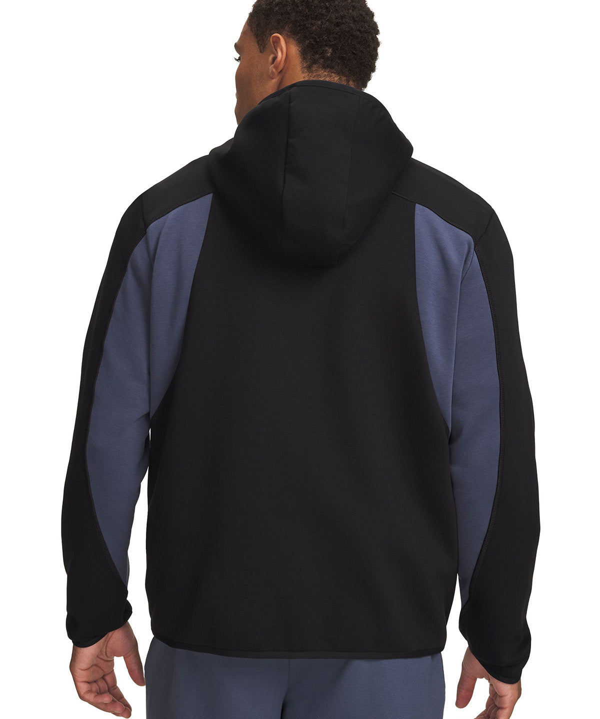 Poleron UA Unstoppable Fleece Full Zip gris para hombre