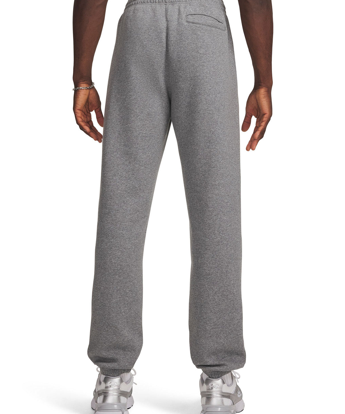 Pantalon UA Rival Fleece gris para hombre
