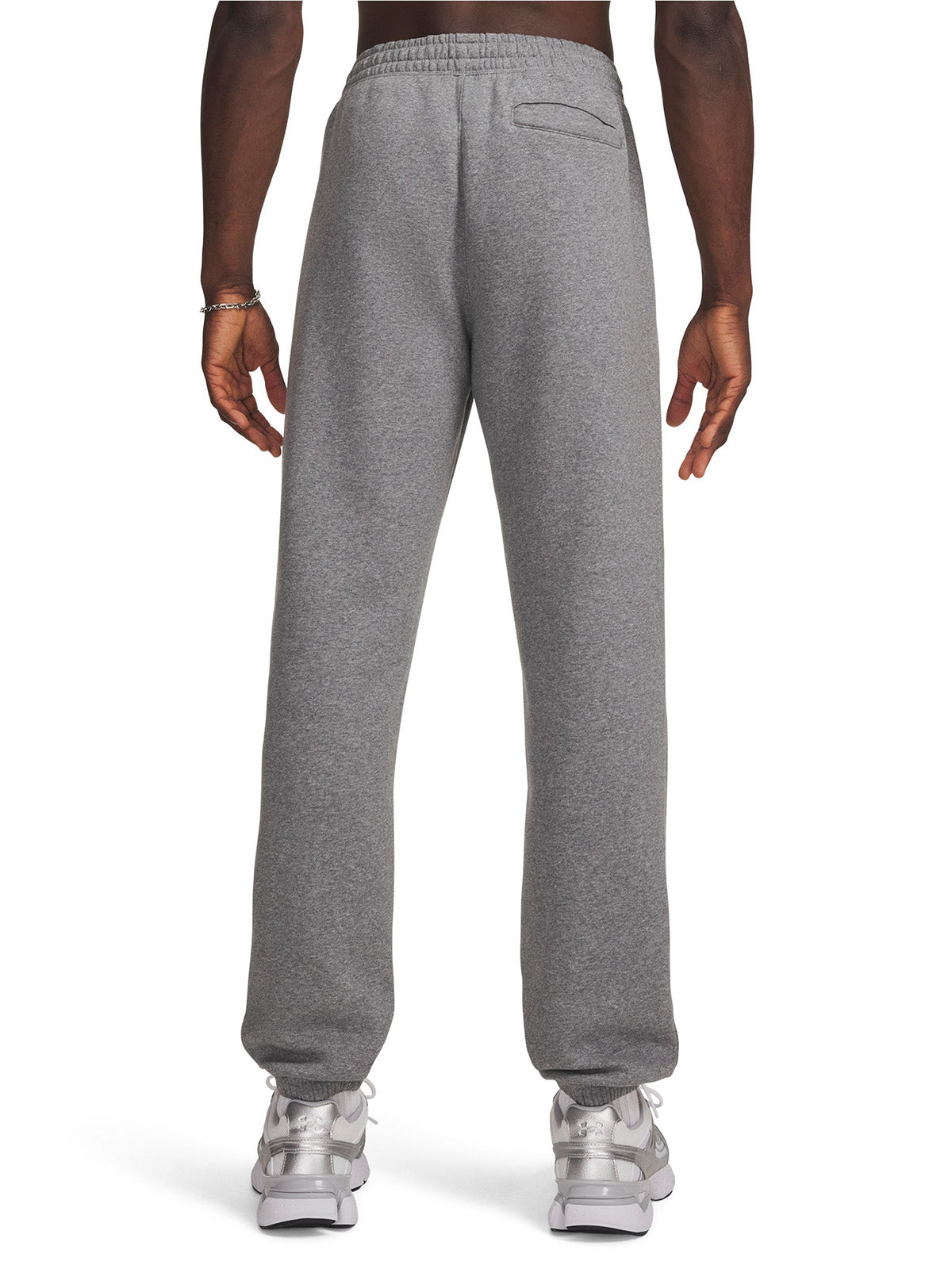Pantalon UA Rival Fleece gris para hombre