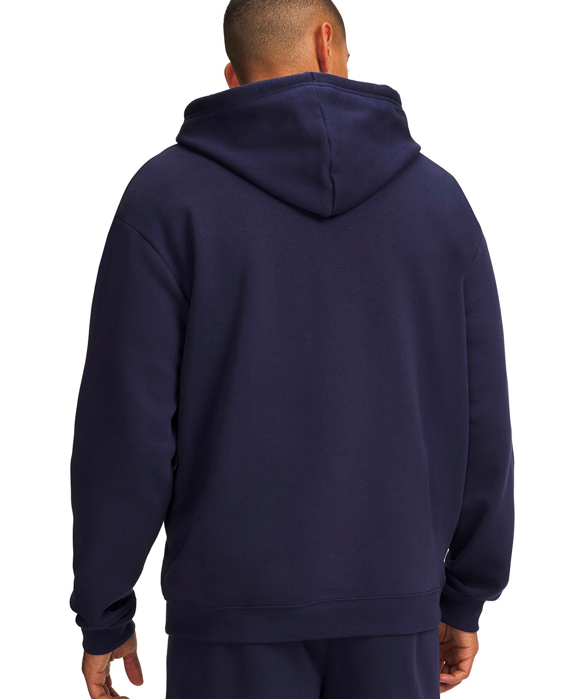 Poleron UA Rival Fleece azul marino para hombre