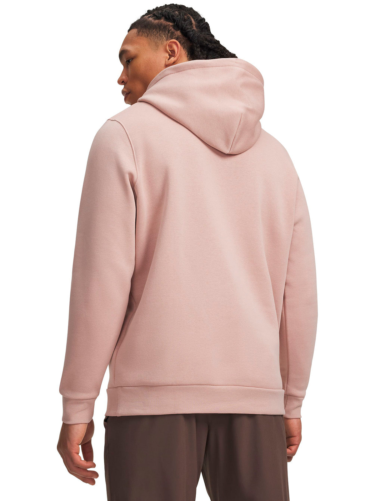 Poleron UA Icon Fleece Branded rosado para hombre