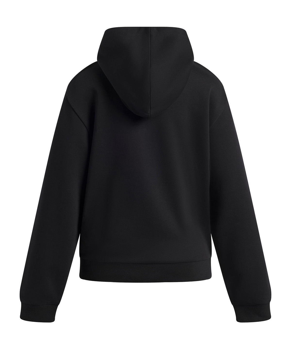 Poleron UA Rival Fleece negro para niña