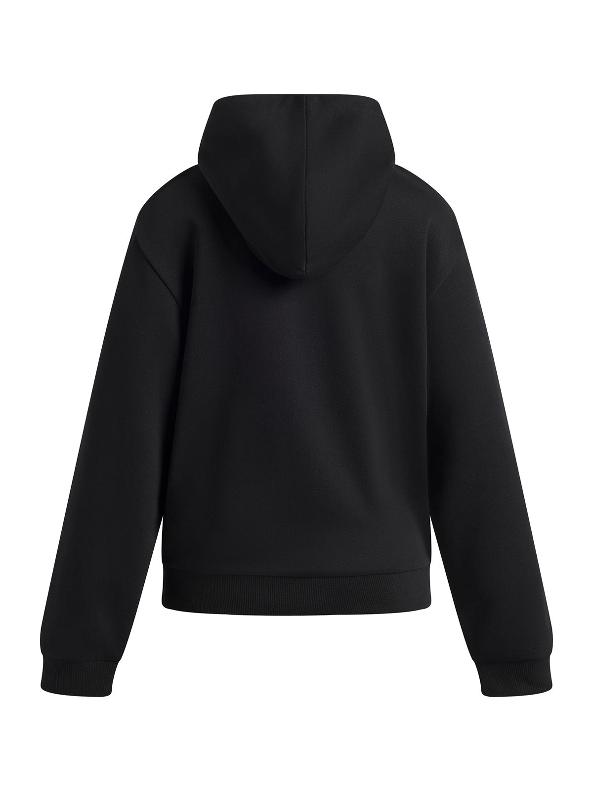 Poleron UA Rival Fleece negro para niña