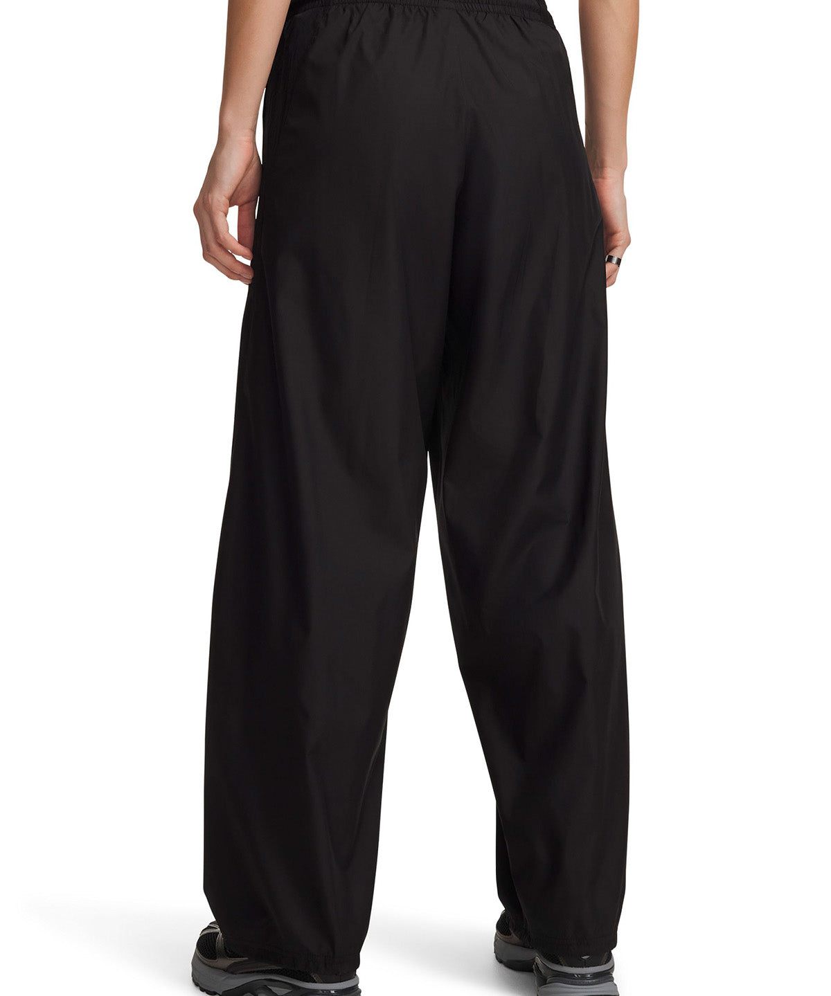 Pantalon UA Icon Woven negra para mujer