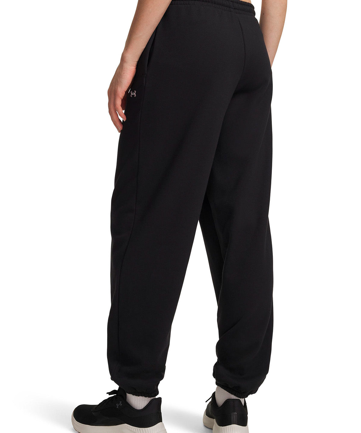 Pantalon UA Icon Fleece negra para mujer