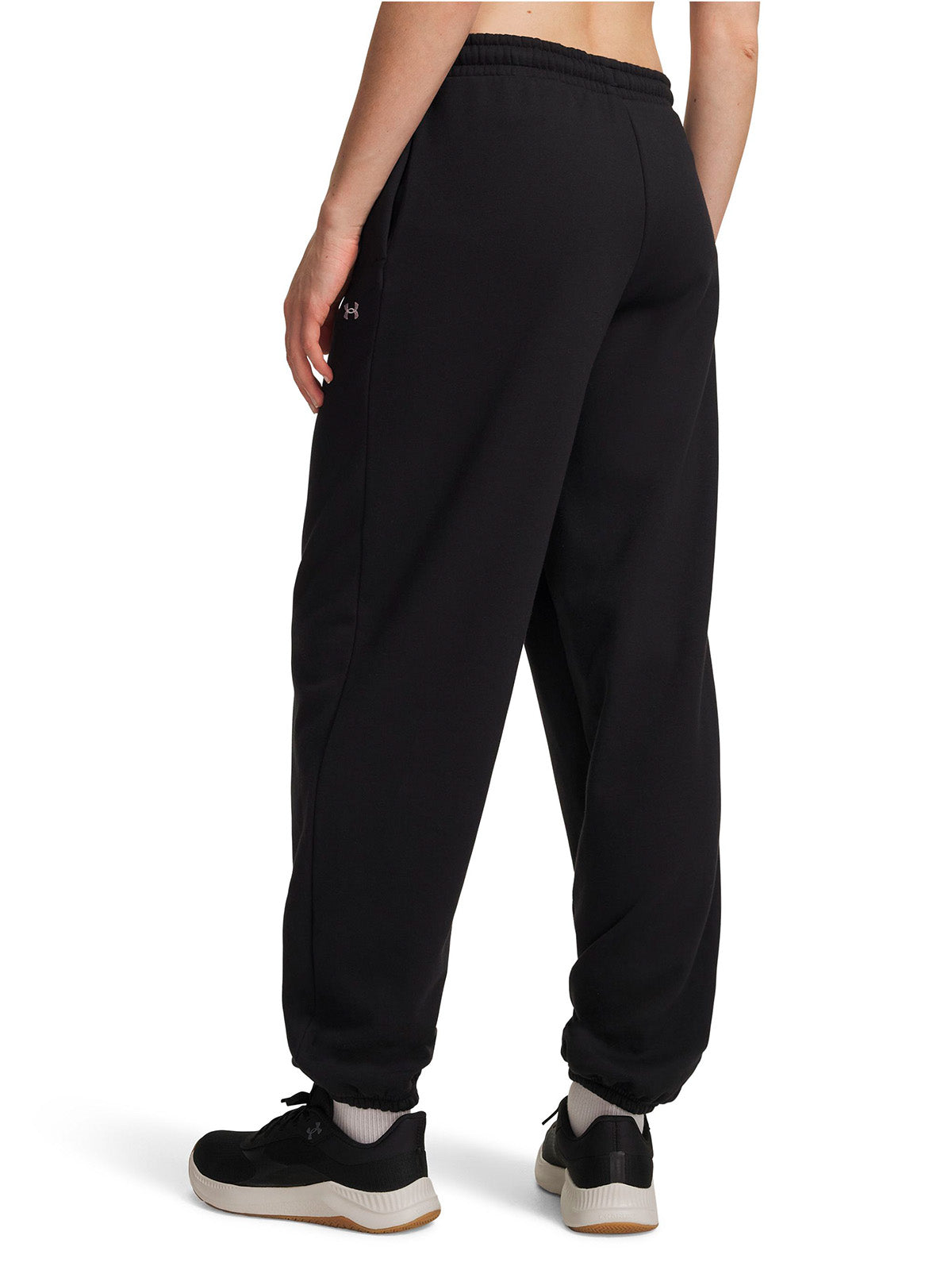 Pantalon UA Icon Fleece negra para mujer