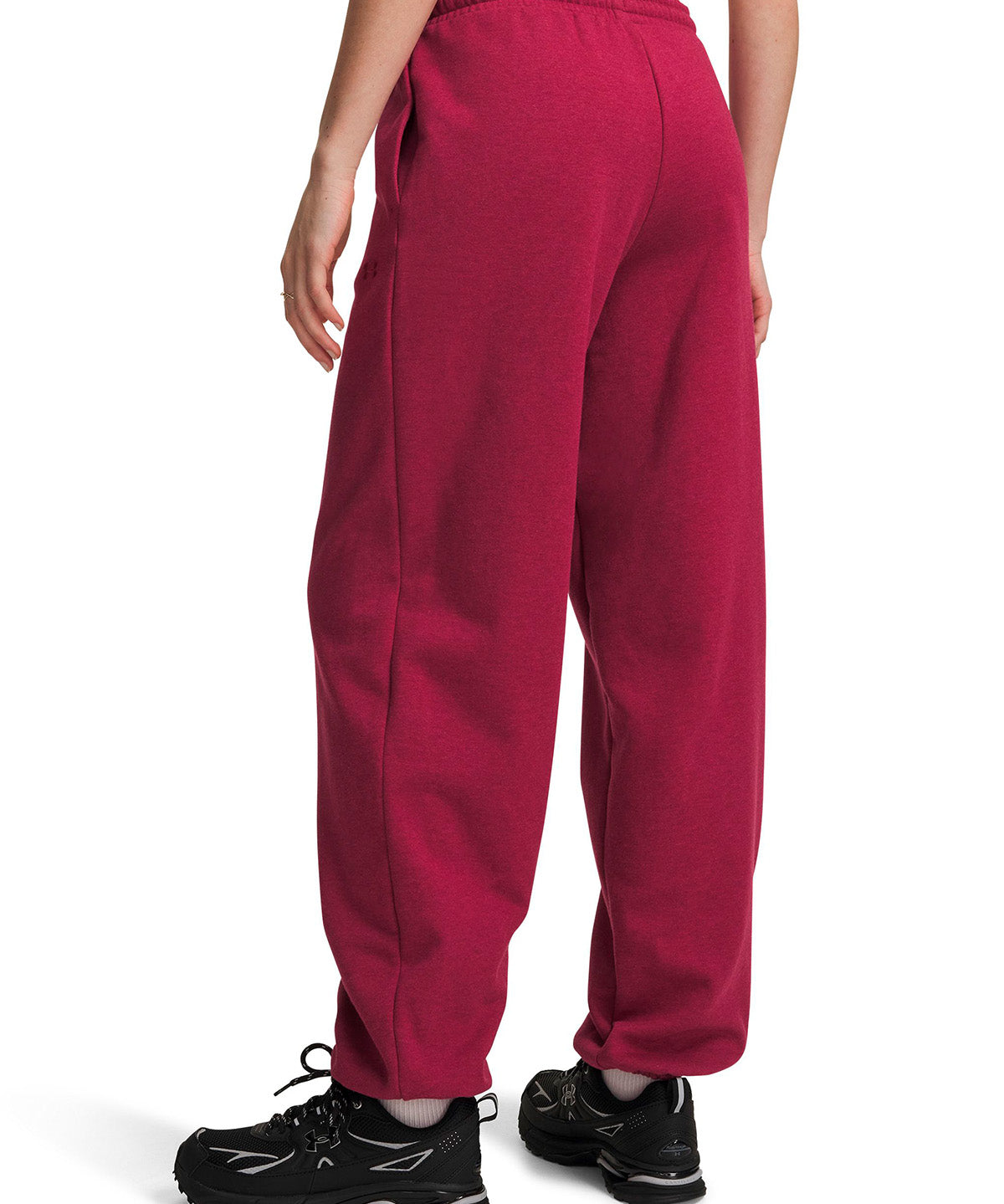 Pantalon UA Icon Fleece rosada para mujer
