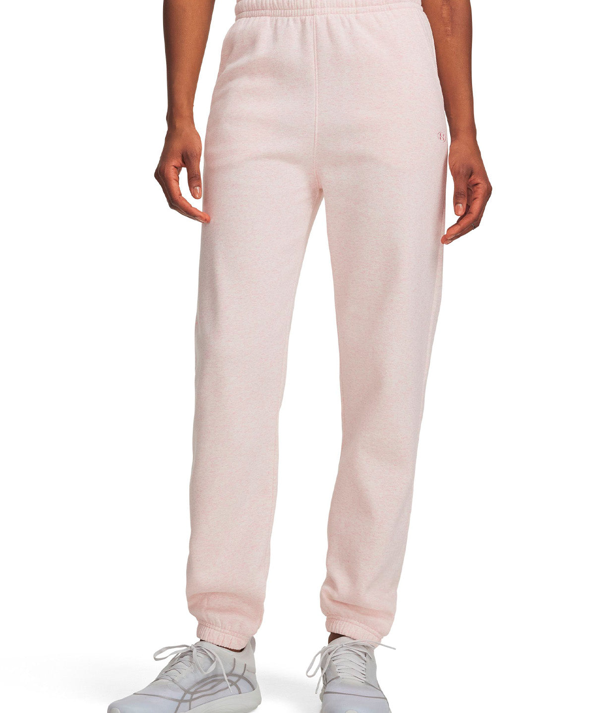 Pantalon UA Rival Fleece rosada para mujer