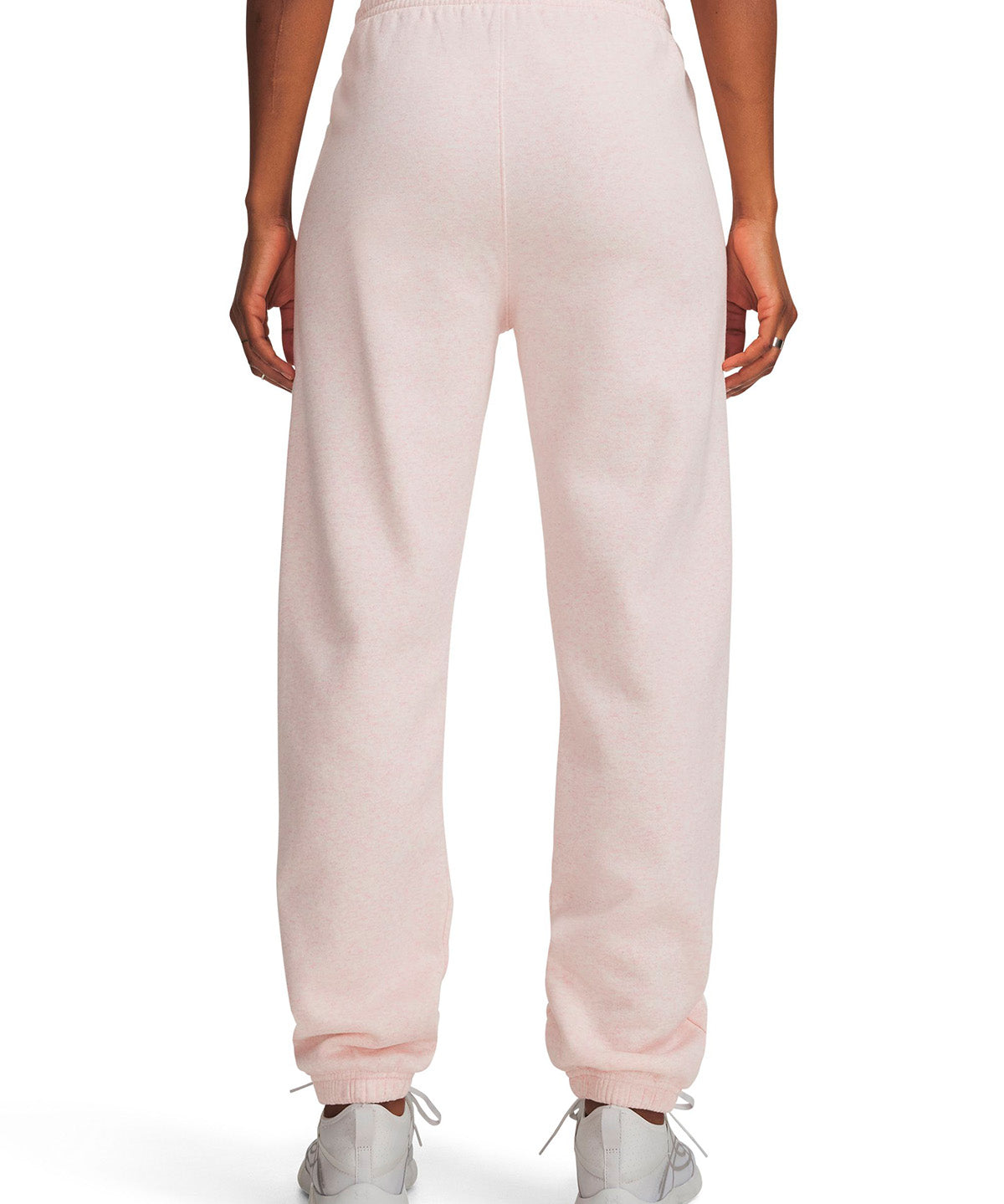 Pantalon UA Rival Fleece rosada para mujer