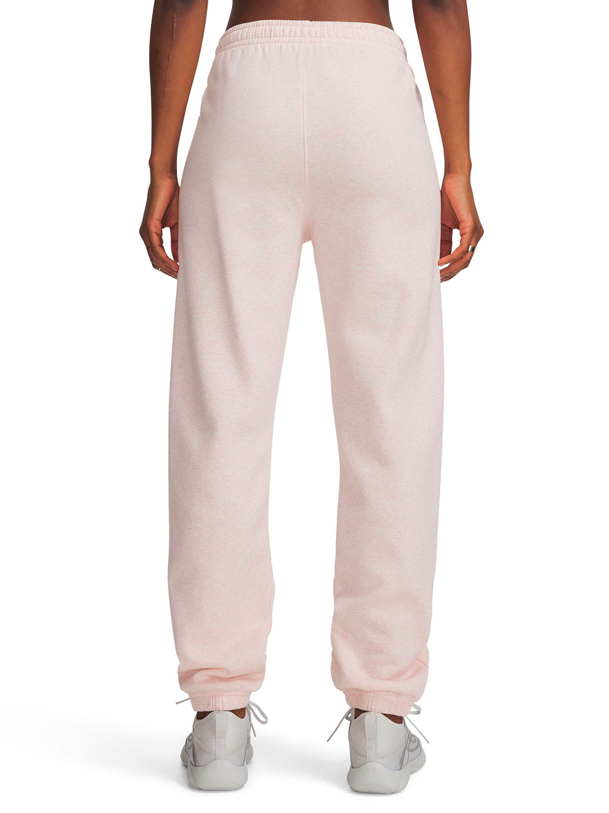 Pantalon UA Rival Fleece rosada para mujer