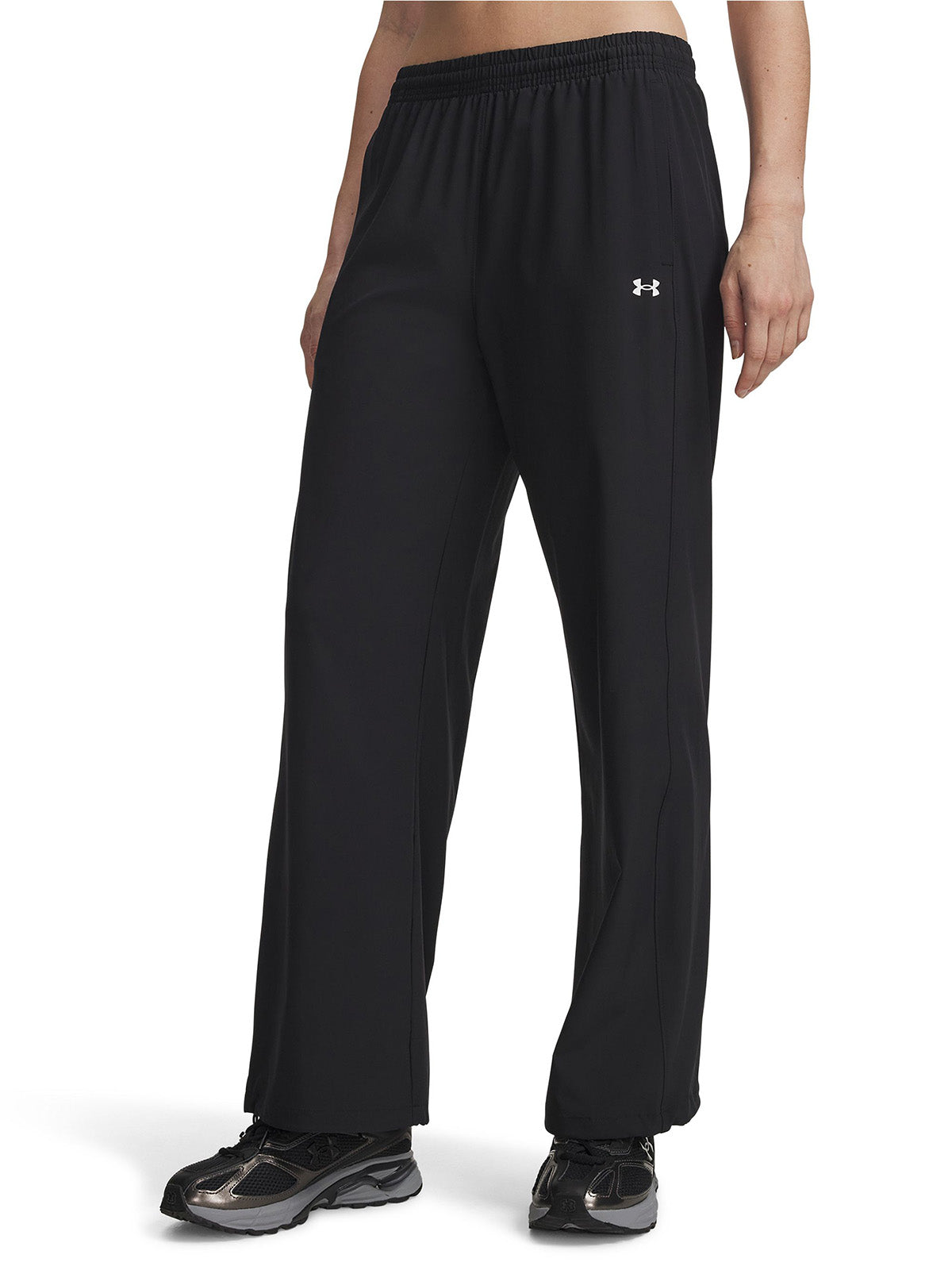 Pantalon UA Rival Woven negro para mujer