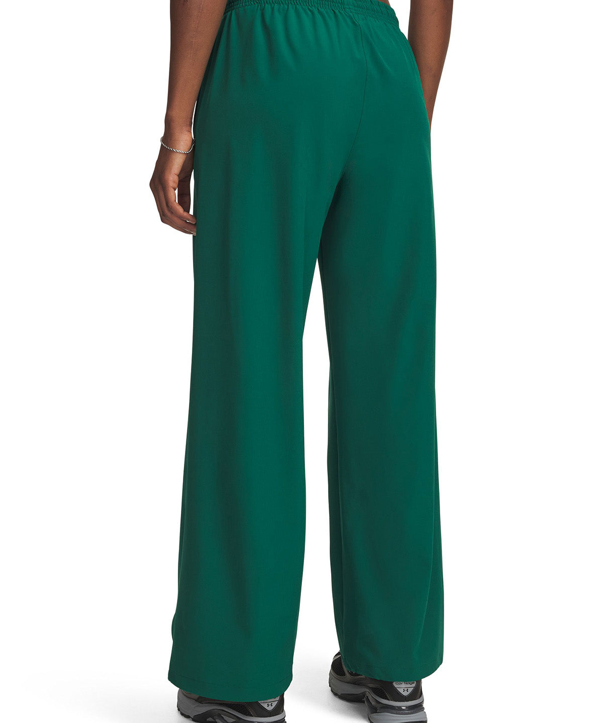 Pantalon UA Rival Woven verde para mujer