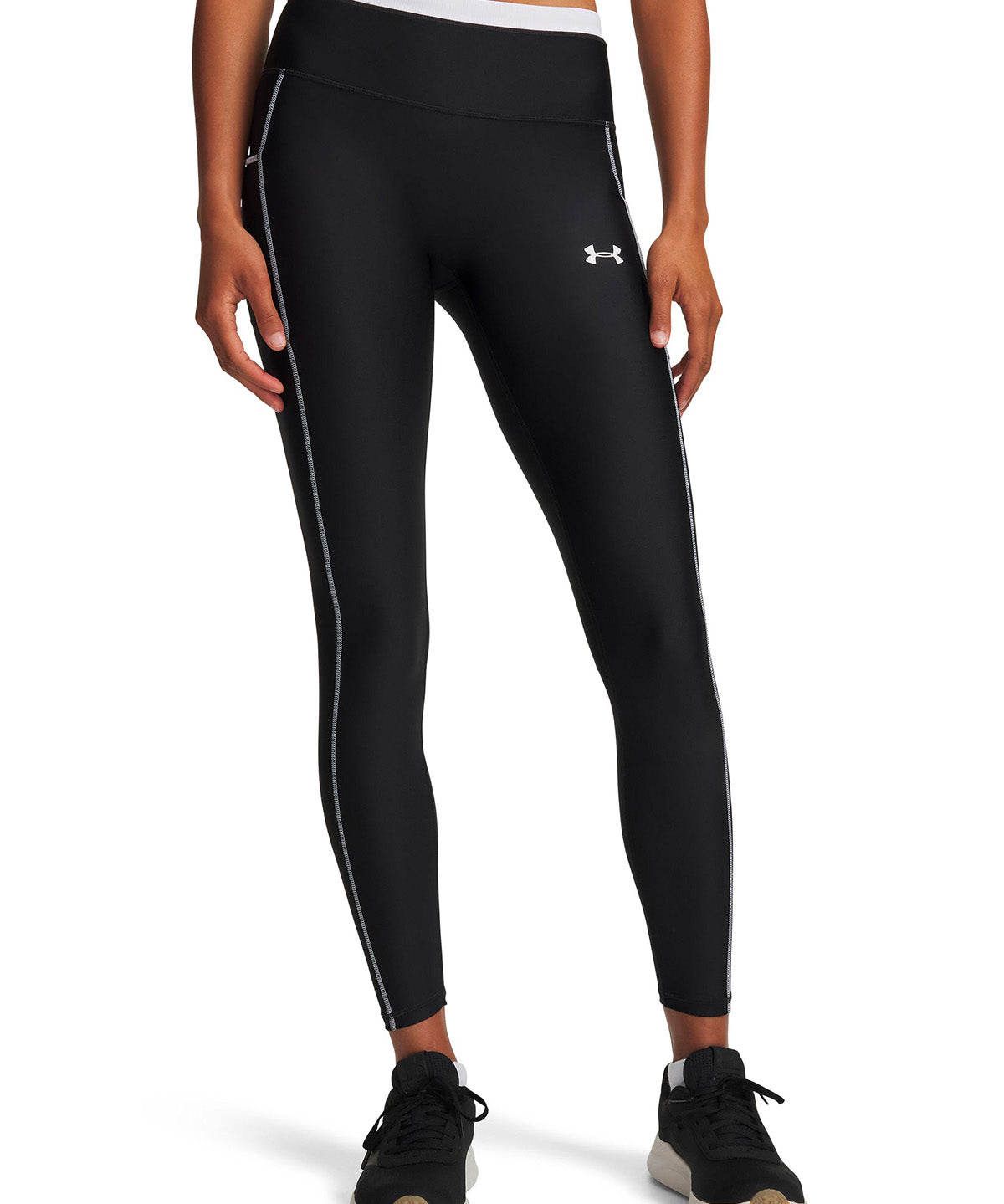 Calza UA HeatGear negra para mujer