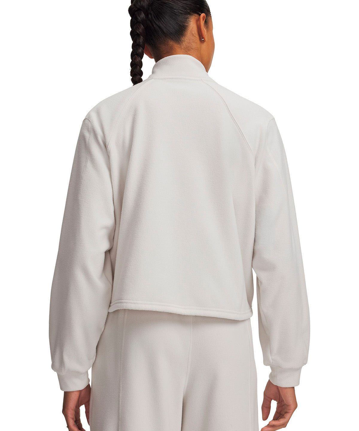 Poleron UA Performance Fleece  blanca para mujer