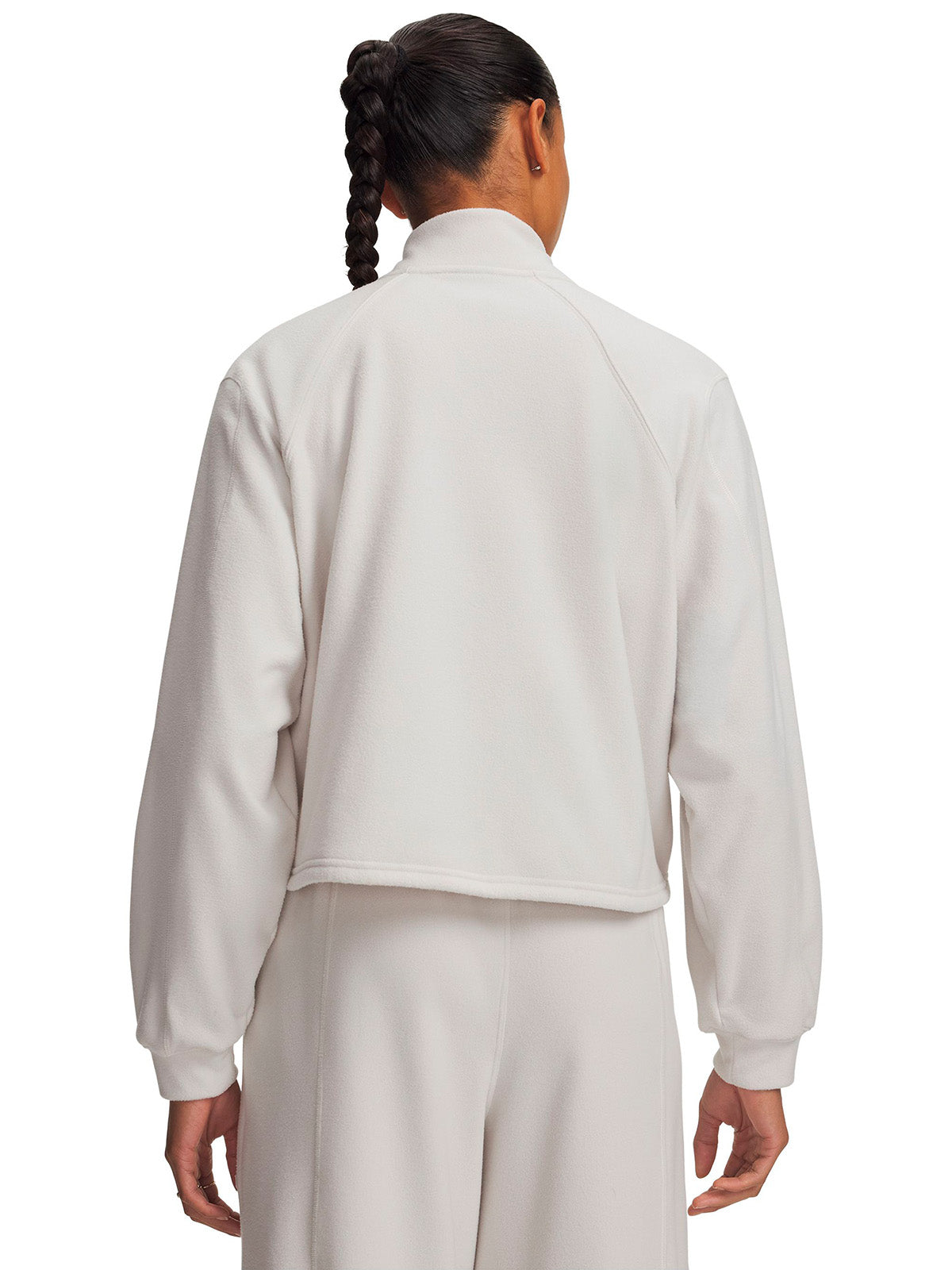 Poleron UA Performance Fleece  blanca para mujer