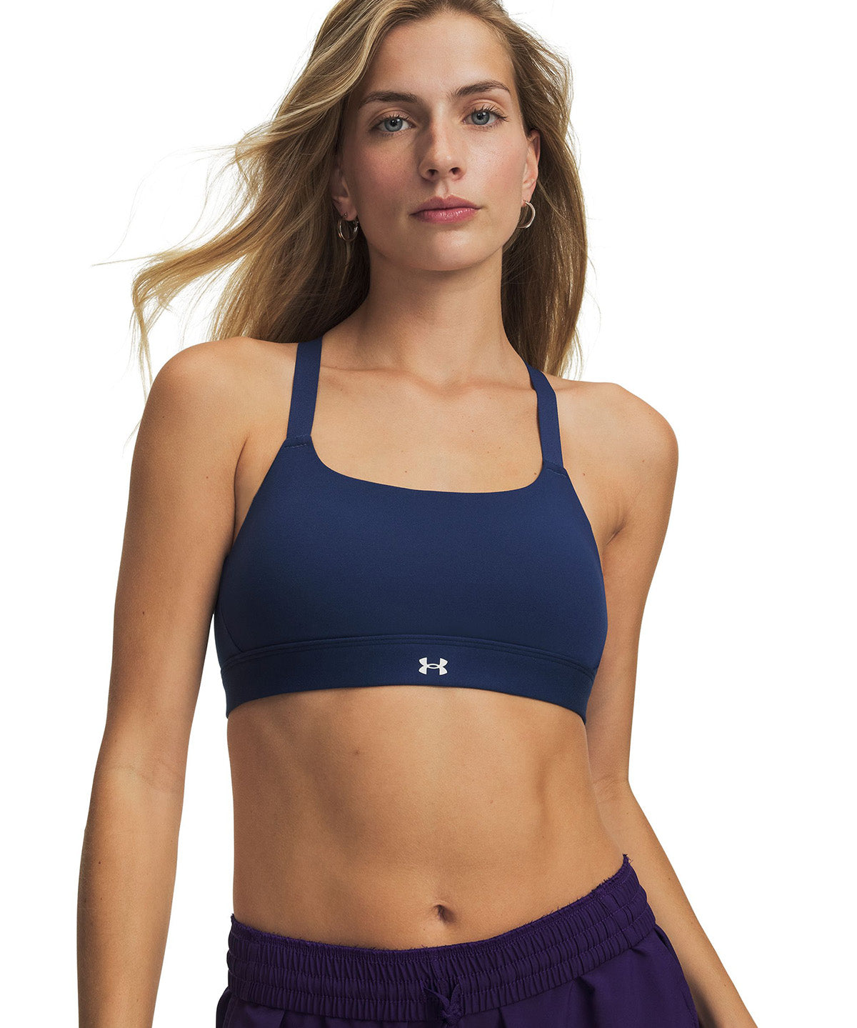Peto UA Motion Mid azul marino para mujer