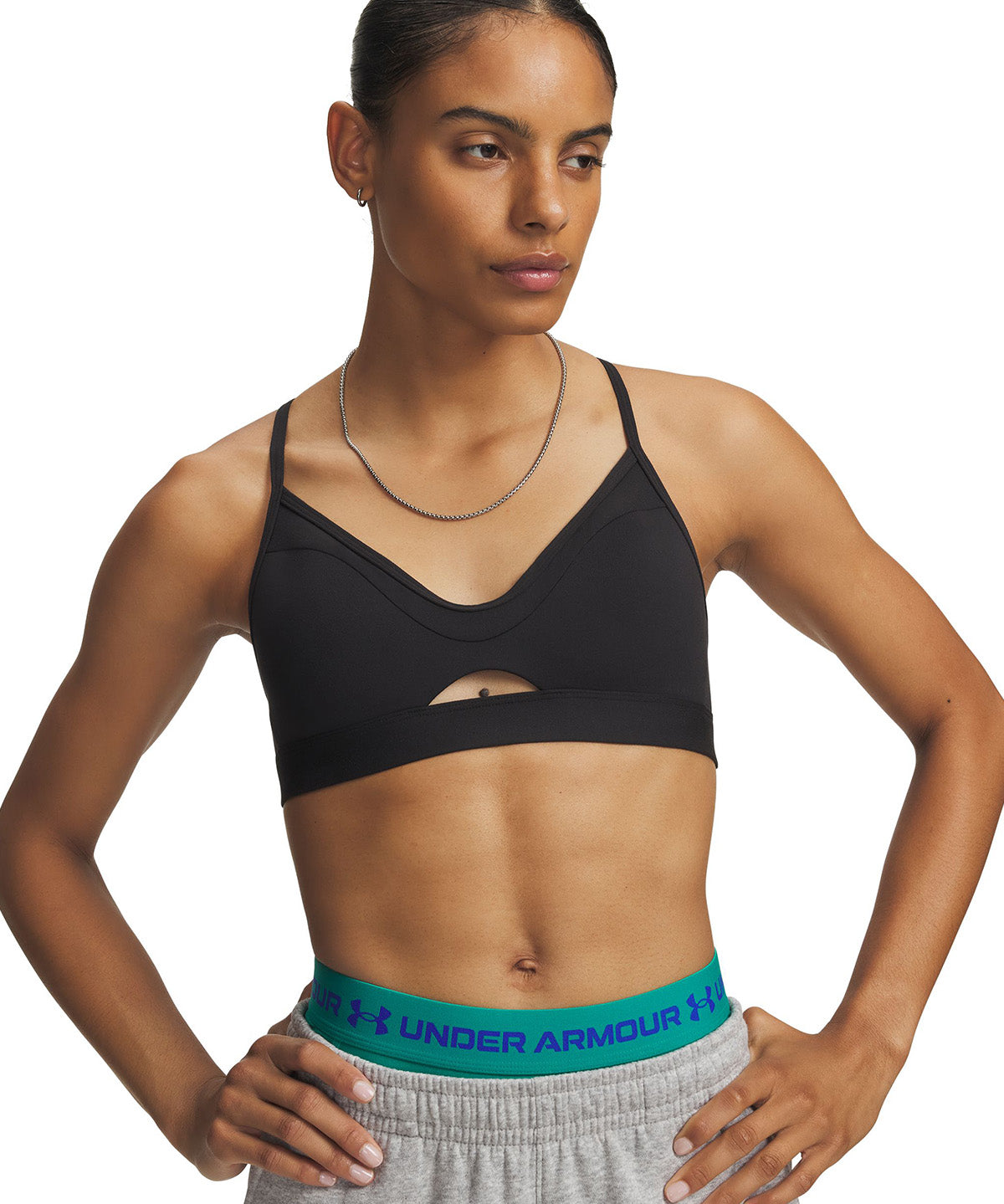 Peto UA Strappy Bralette negro para mujer