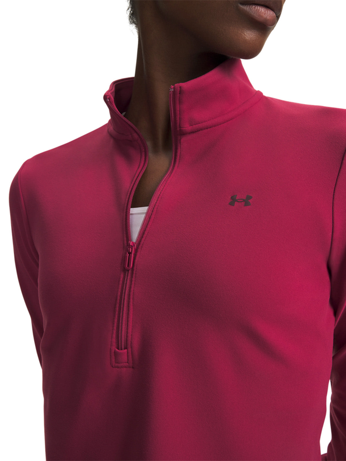 Poleron UA Motion roja para mujer