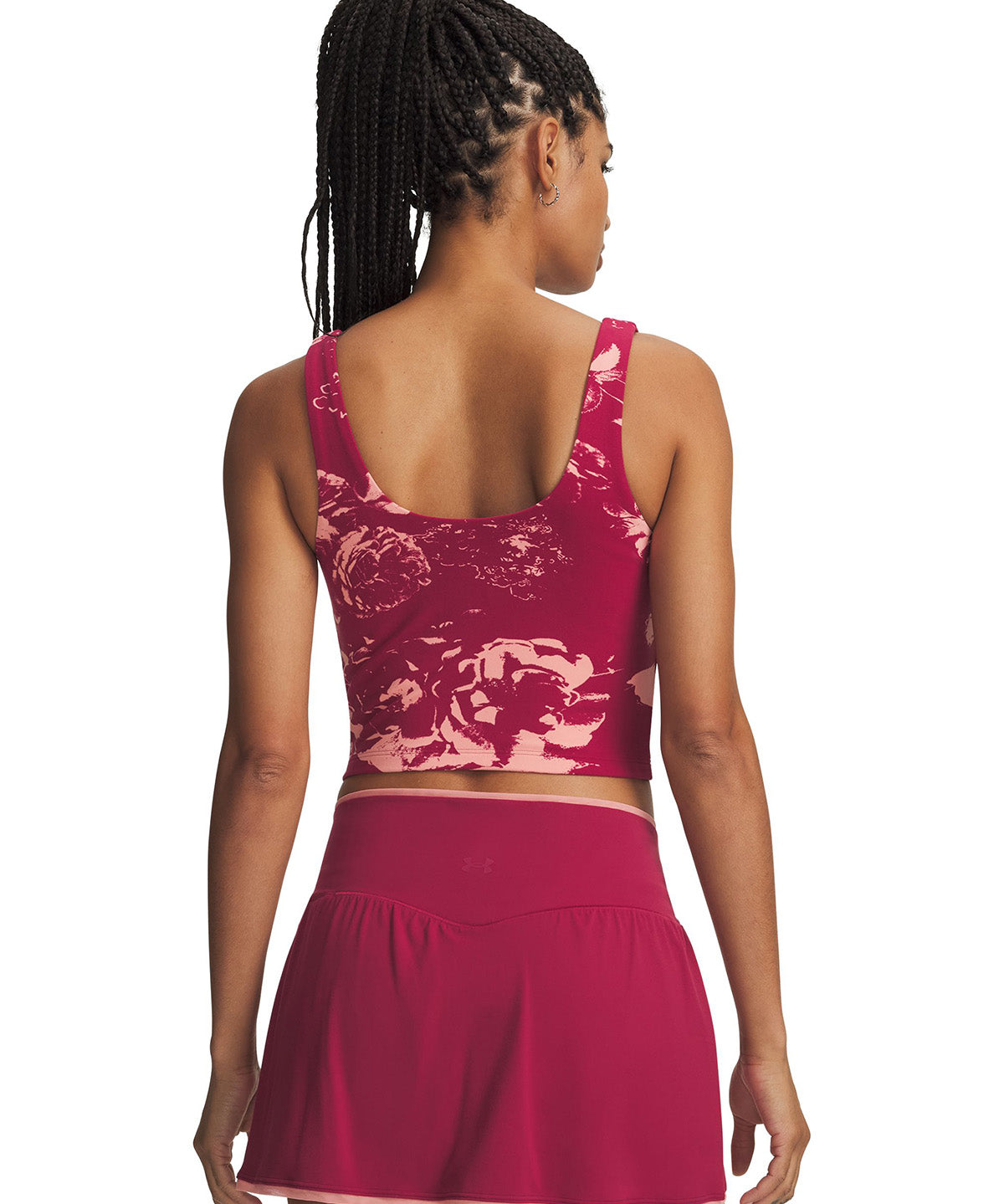 Polera UA Motion Print roja para mujer
