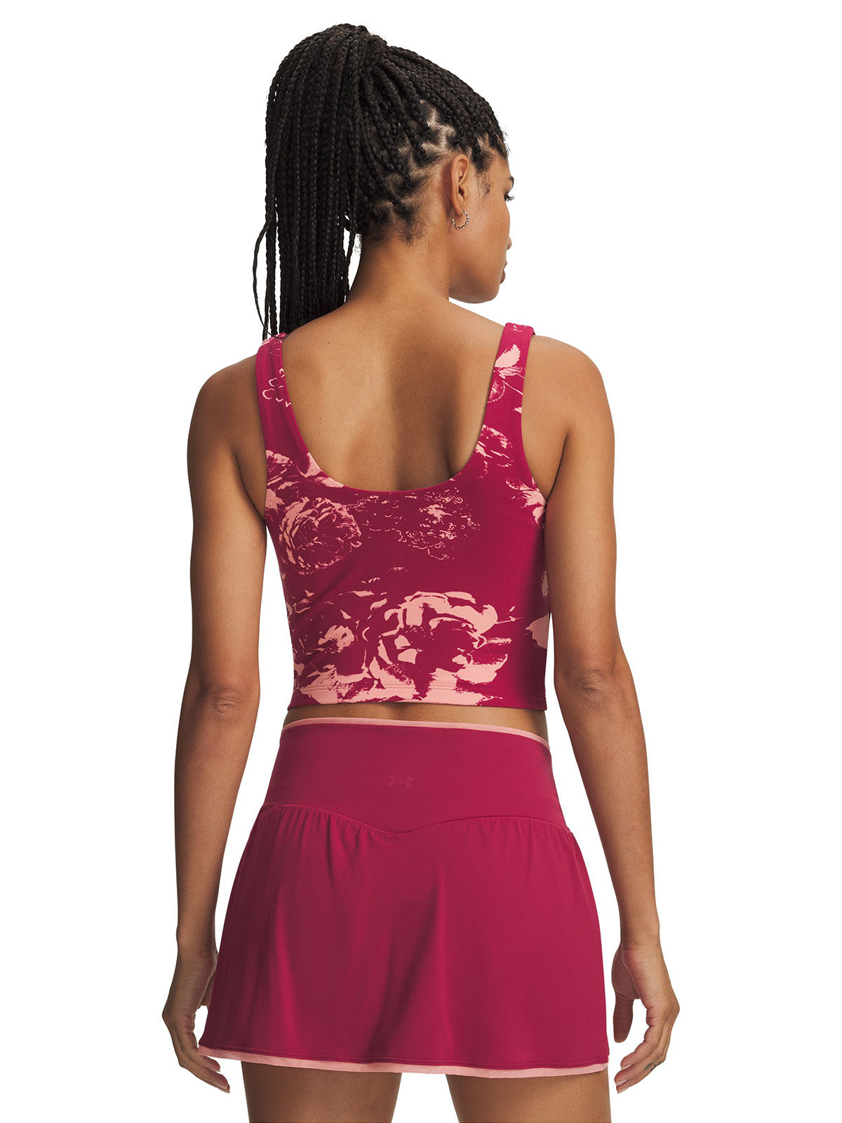 Polera UA Motion Print roja para mujer