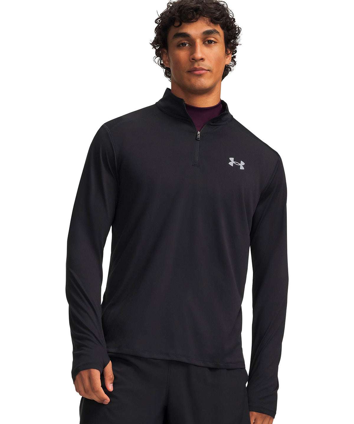 Poleron UA Tech Utility negro para hombre